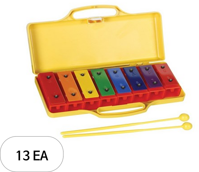 다벨 실로폰 DB-8K, 13세트, 노랑, 8판