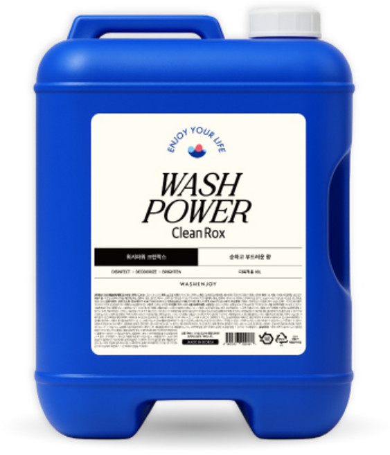 워시파워 크린락스 다목적 청소용 락스 18L, 1개