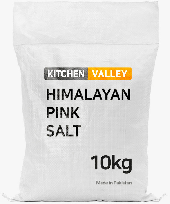 키친밸리 히말라야 핑크솔트 대용량 소금 암염, 10kg, 1개, 중간 소금