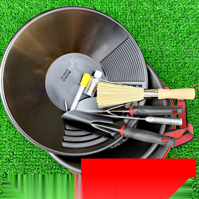 골드패닝 전문가용 장비 휴대용 사금채취 도구 세트, 5. 블랙 팬 (단품)