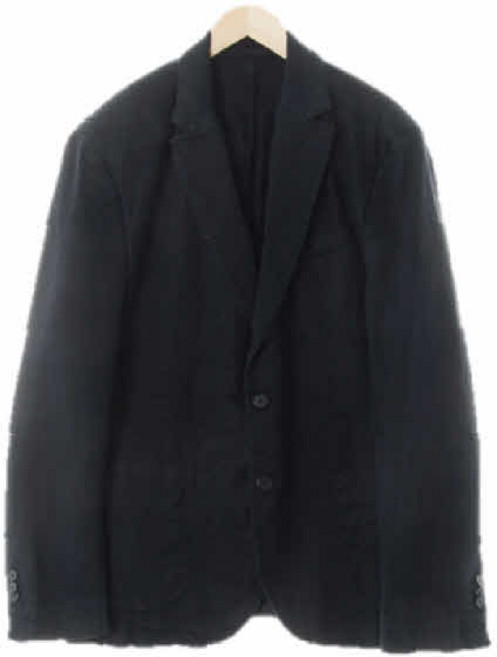 3808 마시모두띠 네이비 린넨 패브릭투버튼자켓 [44]