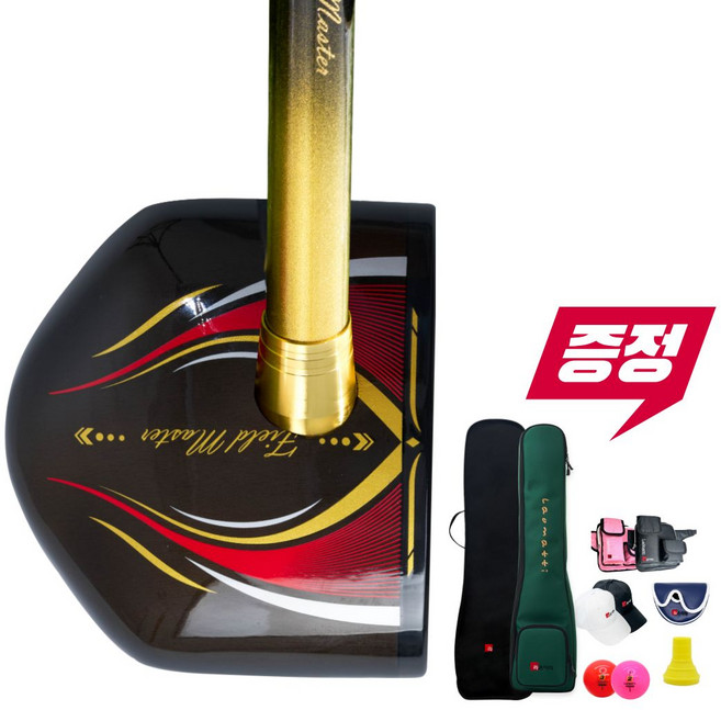 2월 프로모션 가방 공 무료 증정 라온아띠 파크골프 너도밤나무헤드 필드마스터 FM-3 / FM-4 파크골프채, FM4 레드브라운, 오른손잡이