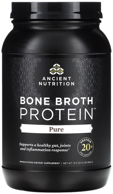 Ancient Nutrition 소뼈 육수 단백질 순수 892g(2lb) Nutrition (에인션트 뉴트리션), 1개 - 쿠팡