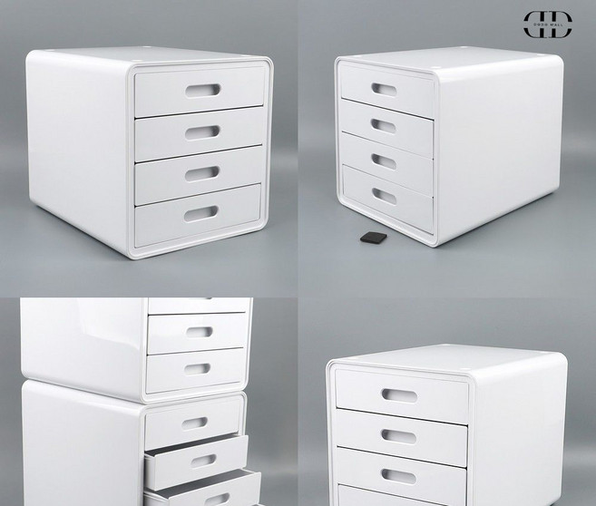 마이룸 4단 서류 캐비넷 사무용캐비넷 데스크수납 학생서류함