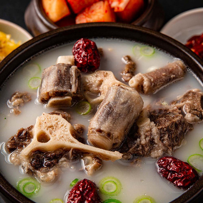 우정옥 여주 한우 꼬리곰탕 진한 국물 육수 곰국 보양식, 1.1kg, 5개