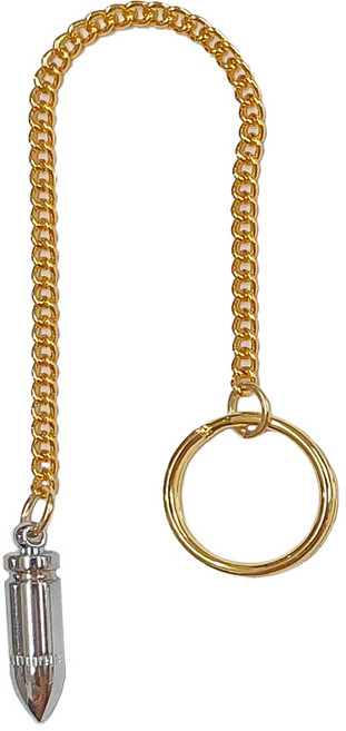 풍수백화점 국내제작 실버 총알추 도금 수맥추 펜듈럼 탐지기 수맥탐사추, 1개