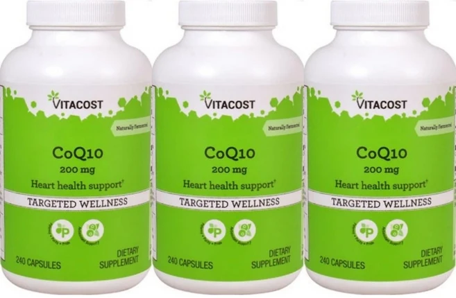 비타코스트 코큐텐 코엔자임 큐텐 유비퀴논 200mg, 240정, 3팩, 240정 - 쿠팡