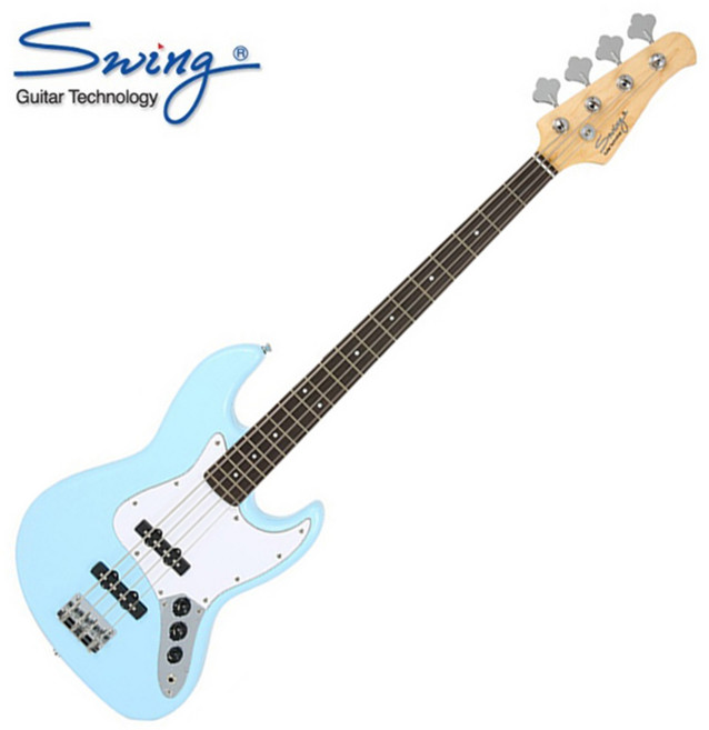 Swing 일렉베이스 Jazz King Daphne Blue (R), 단품, 1개