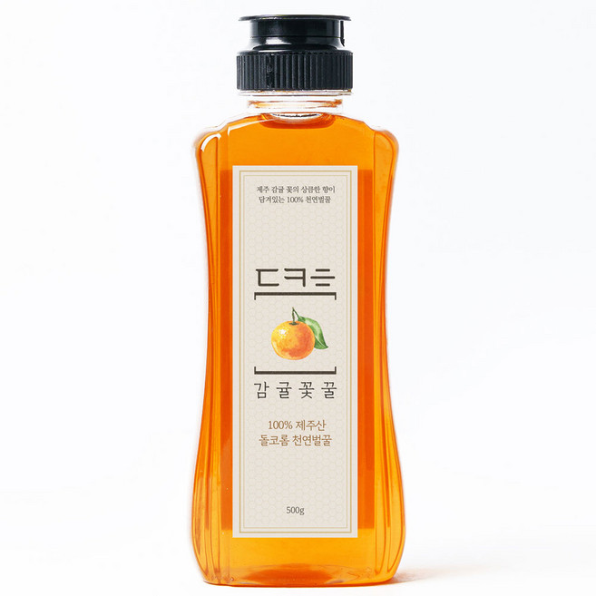돌코롬 감귤꽃꿀 제주 천연 벌꿀, 1개, 500g