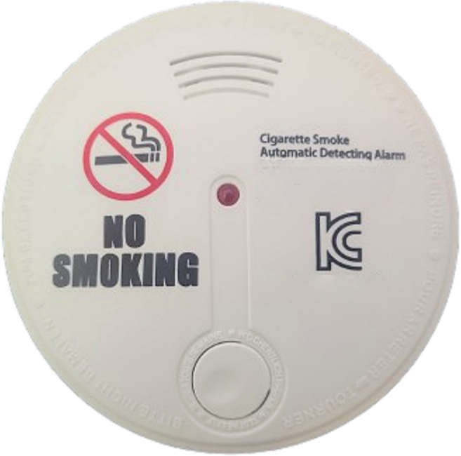 흡연감지기 담배연기감지기 흡연경보기 전자담배 화재 예방 광전식, White, 1개
