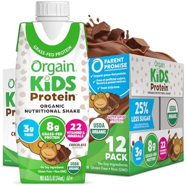 오르가인 유기농 영양 단백질 쉐이크 초콜릿 - 8g 유제품 Orgain Organic s Nutritional Protein Shake Chocolate Healthy s S, [01] 초콜릿 - 쿠팡