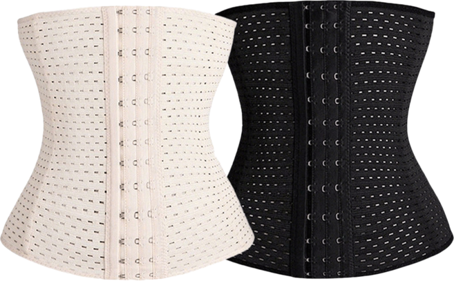라이프엠디 1+1 코르셋 복대 흉곽 뱃살 복부 흉통 줄이기 거들 허리 똥배 보정 속옷 3단 후크 압박 쉐이퍼 기능성 벨트 상의