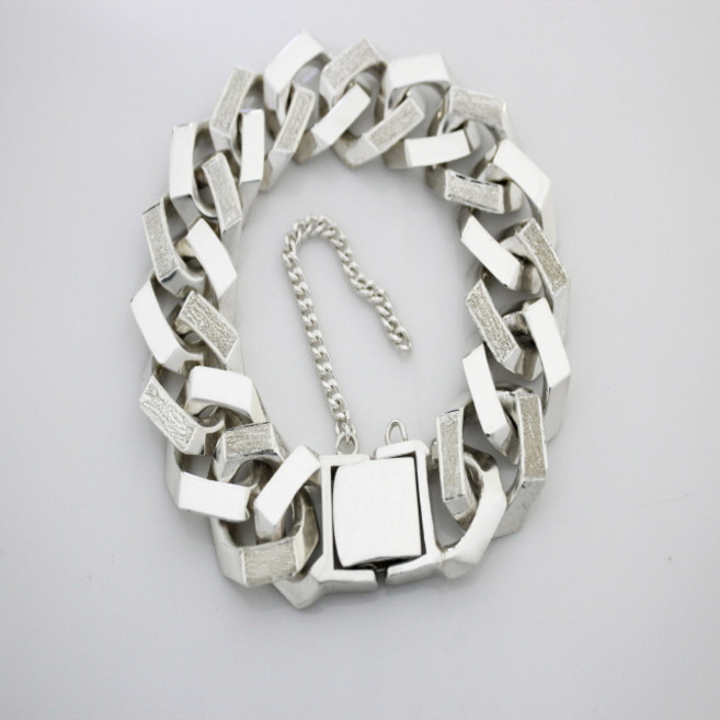 남자은팔찌 25돈 중량 팔찌선물 남성용팔찌