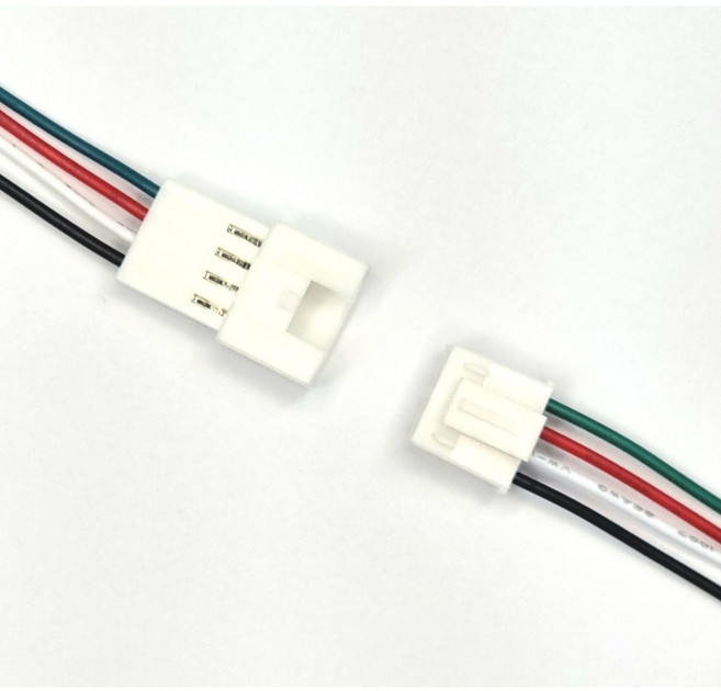 미니 하네스 4P 일반 커넥터 암수세트 18cm 자동차 전선연결잭, 1개