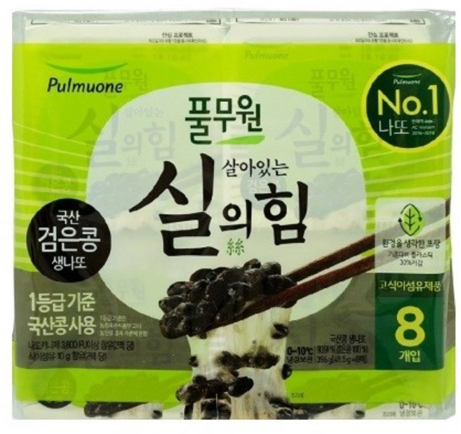풀무원 검은콩 생나또, 396g, 1개