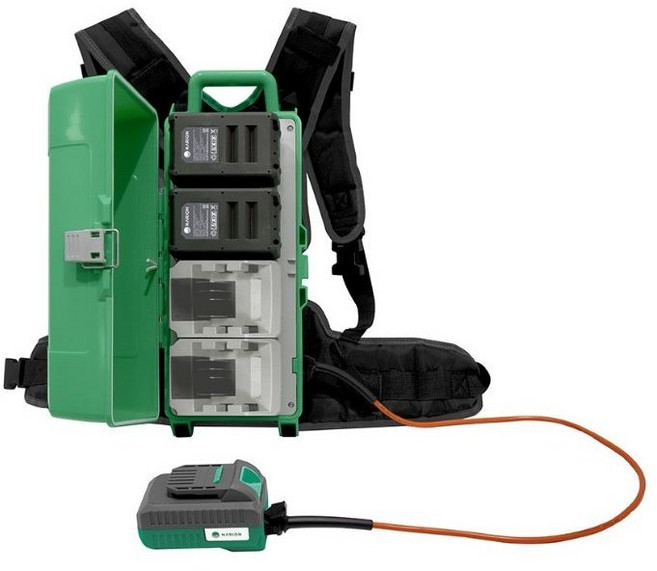 나리온 배터리 백팩 42v 4.0ah 전용 등에 메는 가방 배부식 예초기 송풍기 호환용, 1개, 1개입