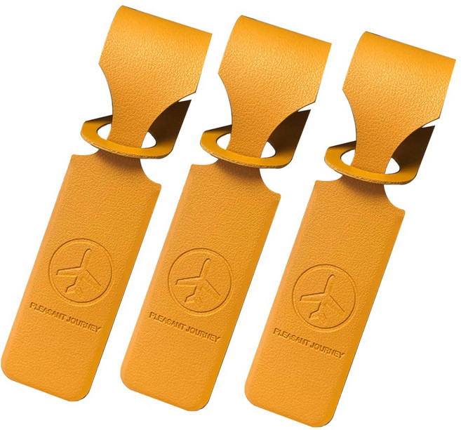 어반이즈 여행 가죽 캐리어 네임택