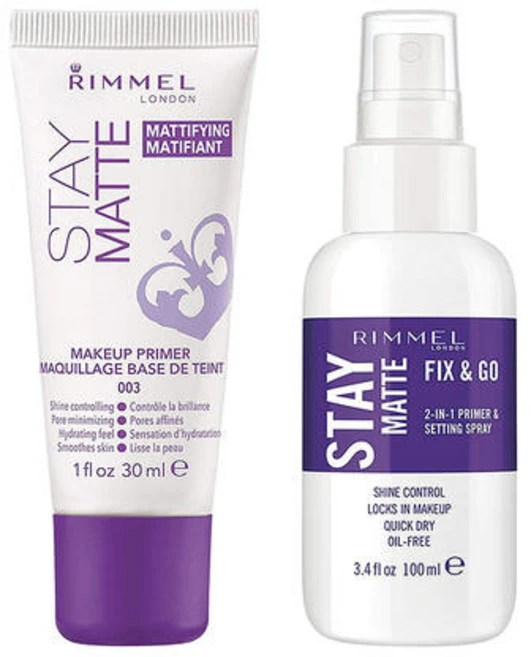 Rimmel 림멜 스테이 매트 프라이머 30ml 스테이 매트 세팅 스프레이 100ml 세트, 1개 - 쿠팡