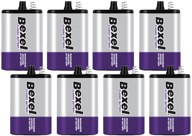 [벡셀] 망간 건전지 6V 4R25, 4개입, 2세트