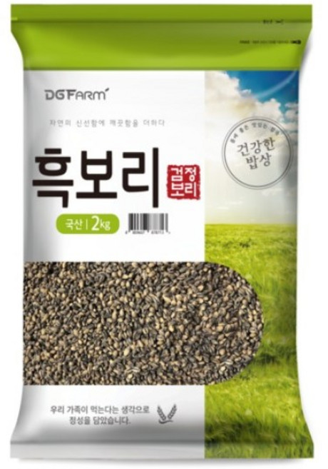 건강한밥상 국산 흑보리쌀, 2kg, 1개