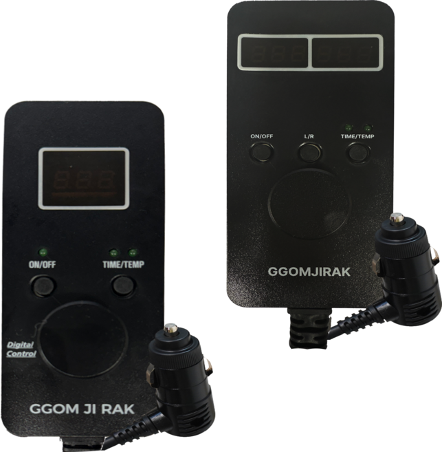 꼼지락 12v DC 음이온 탄소온열매트 조절기 저전압 설정 배터리 방전 방지, 12v 더블조절기, 1개