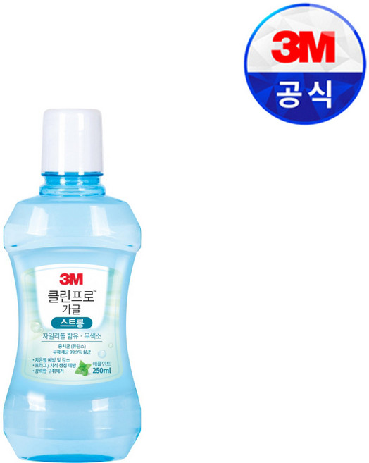 3M 클린프로 스트롱 구강청결제 가글 250ml, 1개