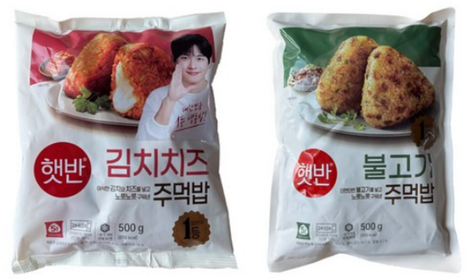 비비고 CJ 주먹밥 김치치즈볶음밥 500g +불고기 500g(무료배송), 1세트