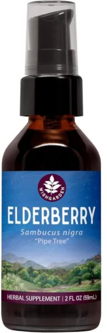 WishGarden Herbs Elderberry Syrup for Kids - Childrens Elderberry Syrup with Black Elderberry Ast, Pump Top, 1개, 59ml - 쿠팡