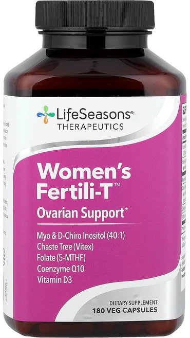 LifeSeasons Therapeutics Women's Fertili-T™ 베지 캡슐 180정 LifeSeasons (라이프시즌스), LifeSeasons, Therapeutics, Wom, 1 - 쿠팡