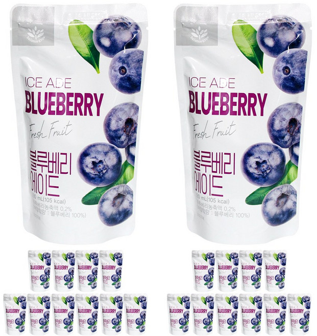 밸런스그로우 블루베리 에이드 (빨대포함), 20개, 230ml
