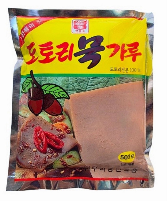 명식품본사 도토리묵가루 가정용 업소용 식당식자재 도매가, 1개, 500g