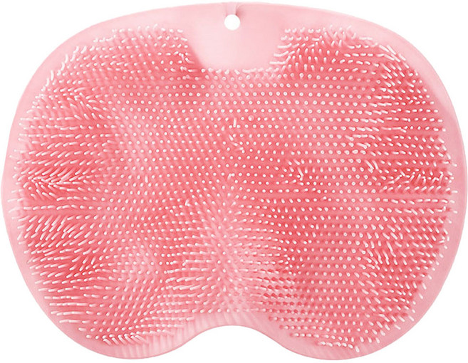 여니팩토리 미끄럼방지 풋 브러쉬 패드 핑크, 1개입, 1개, 160g