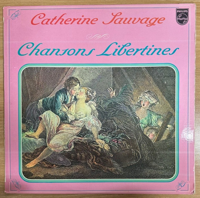 중고LP) Catherine Sauvage (카트린 소바주) - Chansons Libertines (자켓NM/음반NM)