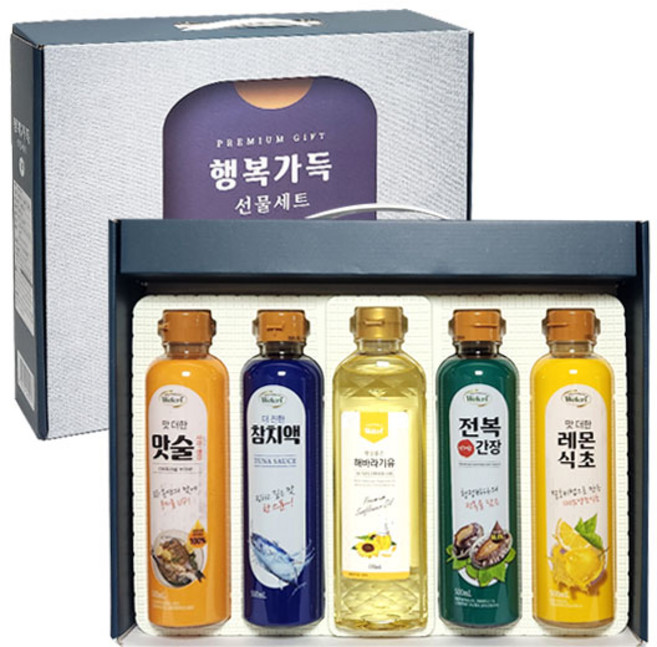 행복가득 5호세트 명절선물 답례품, 5세트, 500ml