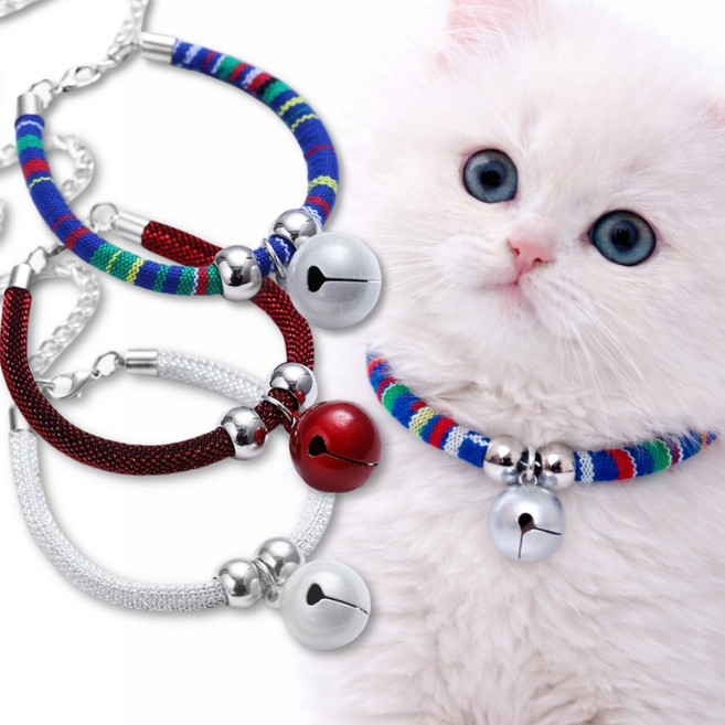 다이룸마켓 럭셔리 고양이 방울 목걸이, 3개, 세트B
