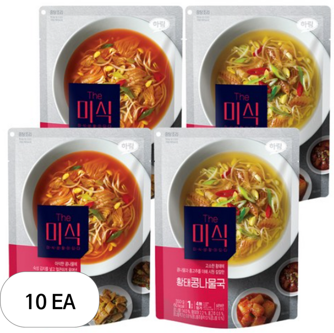 더미식 황태콩나물국 350g 2p + 김치콩나물국 350g 2p, 10세트