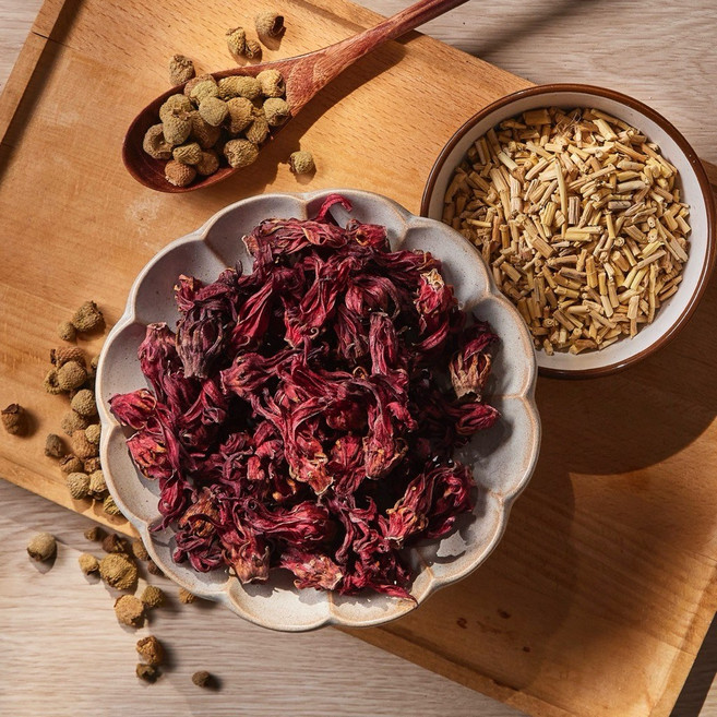 覆盆子洛神茶 洛神花 覆盆子 白茅根, 1個, 覆盆子洛神茶 買10送1