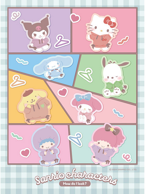 산리오 캐릭터즈 초등학생 300피스 그림 직소 판퍼즐 여아선물 남아선물, 단품, 1