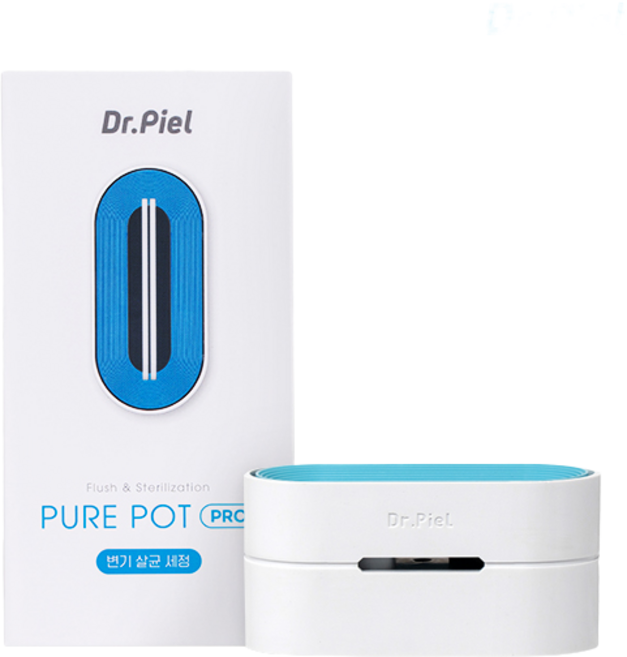 닥터피엘 퓨어팟 PRO 전자식 자동변기세정제 (자동변기청소), 4개