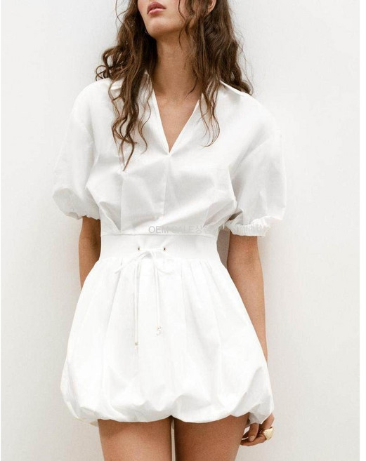 자라 미니 포플린 원피스 5029098