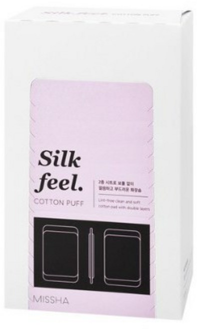 미샤 실크 필 화장솜, 80개입, 3개