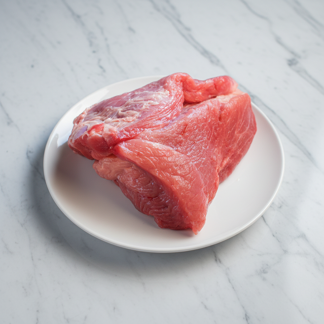 행복한돈 국내산 냉장 돼지고기 한돈 500g, 5-1 뒷다리살 덩어리 500g, 1개