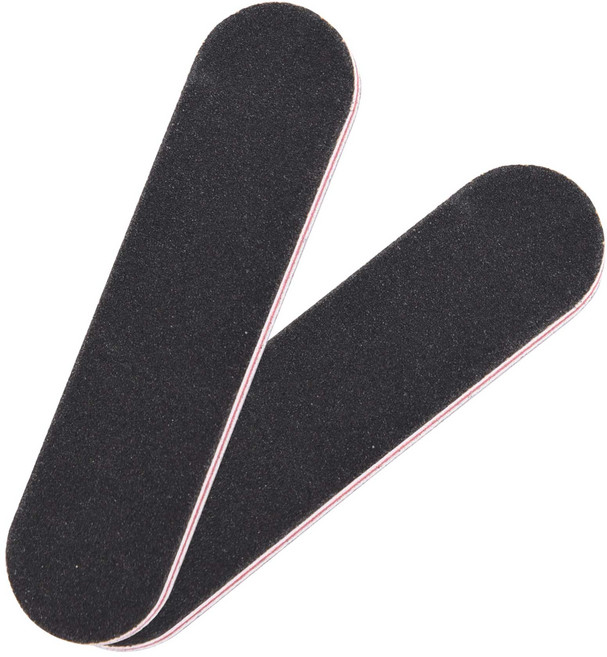 양면 사포스틱 - 미니라운드 (100180) - 블랙 2개, 단품