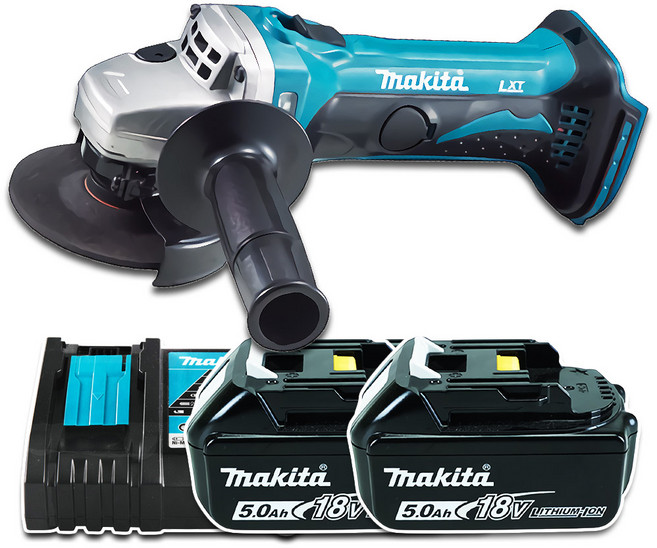 마끼다공식대리점 DGA402Z 4인치 충전 무선 핸드 그라인더 전동 앵글 세트, 1개