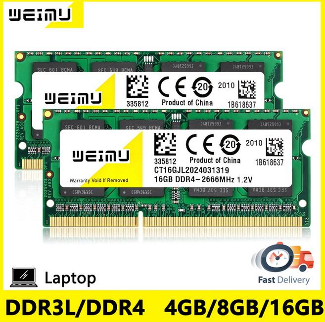 DDR3 DDR3L DDR4 4GB 8GB 16GB 노트북 메모리 Ram 1066 1333 1600Mhz PC3L PC3 8500 10600 12800 PC4 Sodim, 08 DDR3L 8GB 1600 1.35V
