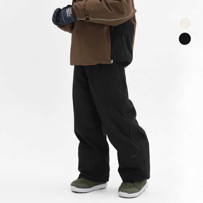 SUB22 와이드핏 스노우보드 팬츠 보드복 바지 빅사이즈