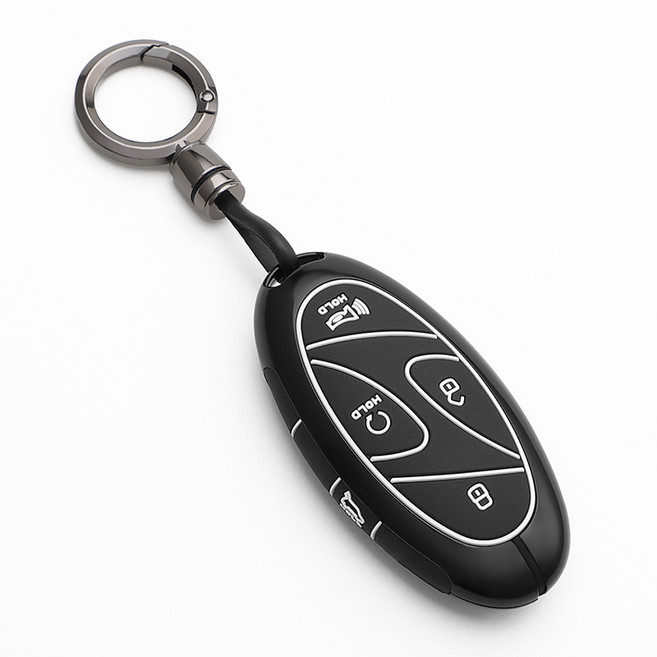 HAKO 심리스 차키케이스 ( 현대호환 ), 블랙, H-09