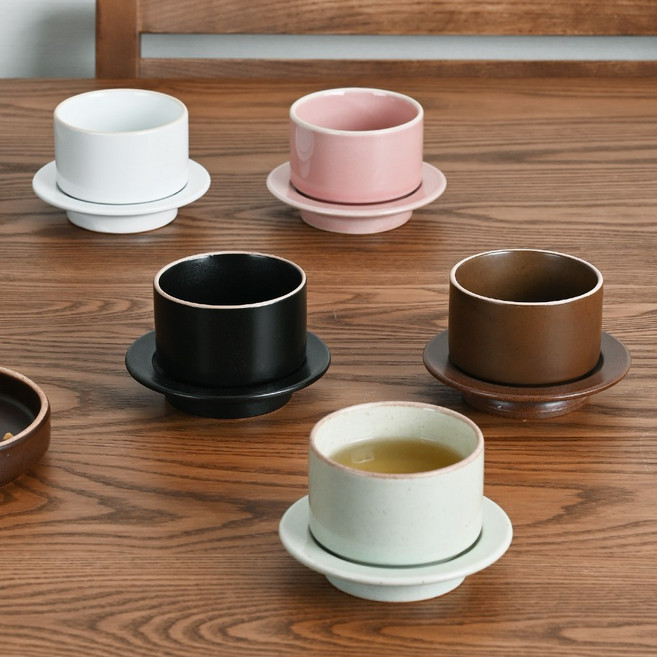 에라토 옳음 도자기 찻잔 다기잔 잔받침 15종1택, 옳음 다기잔[비취/1P], 1개