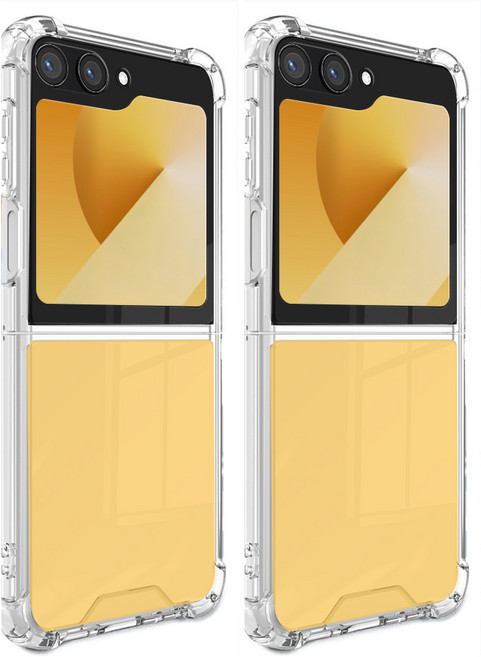 [1+1] 투명 범퍼 젤하드 휴대폰 케이스