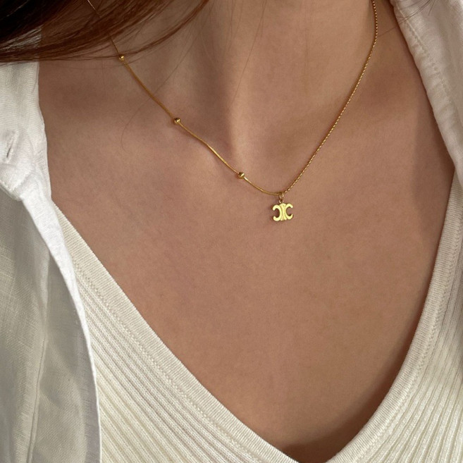 투니스 여성 심플 지오메트릭 펜던트 목걸이